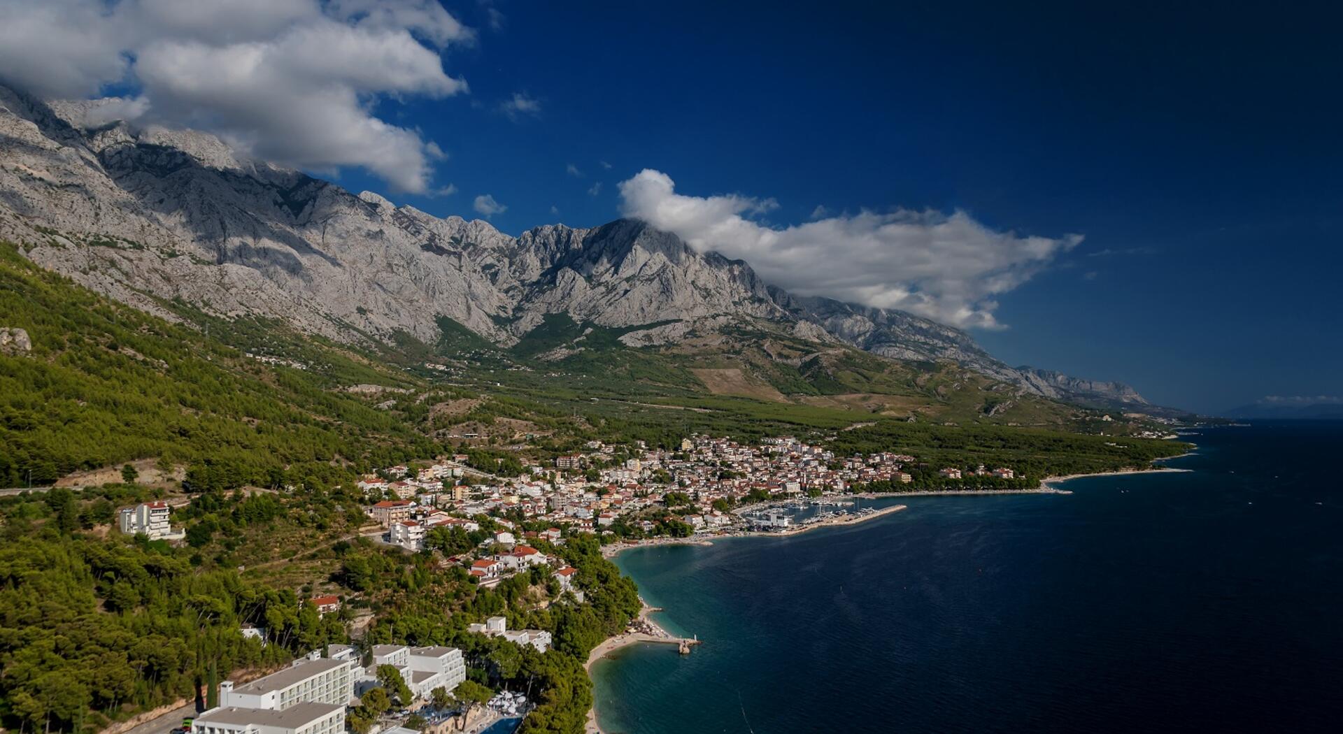Baška Voda panorama